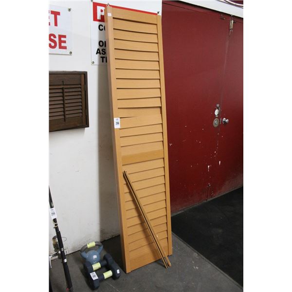 Light Oak Bifold Doors - Pair