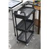 Image 1 : Black 3 Tier Storage Cart