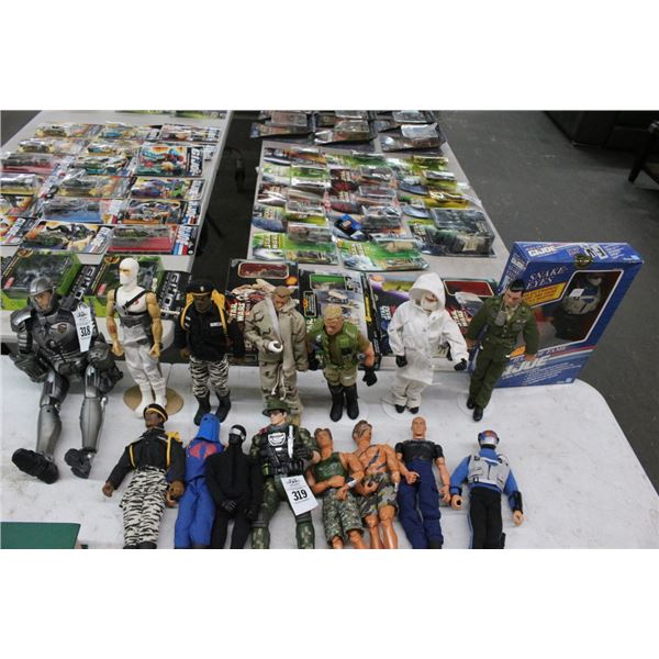 8-GI Joe Action Figurine, Snake Eyes In Box - 8 X $