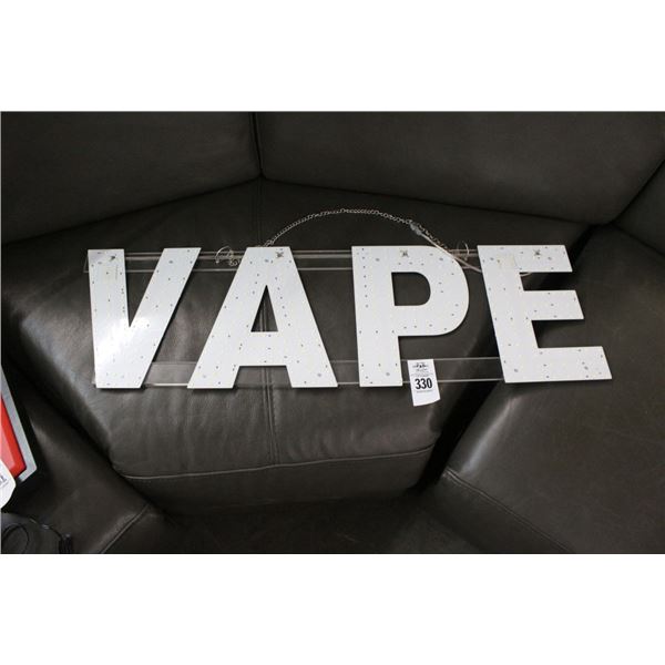 Lighted Vape Sign - No Shipping