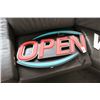 Image 1 : Large Lighted Open Sign - No Shipping