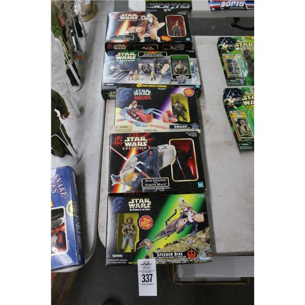 5-Star Wars Collector Figurines - 5 X $
