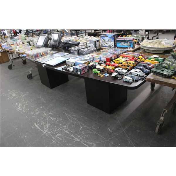 Large Mocha 2 Pc. Contemporary Conference Table