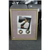 Image 1 : Michael Jackson Thriller Framed Album Cover w/Discs Shadowbox Collector Set