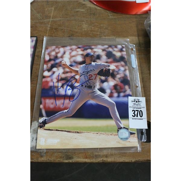 Autographed LA Baseball Photo  # 27