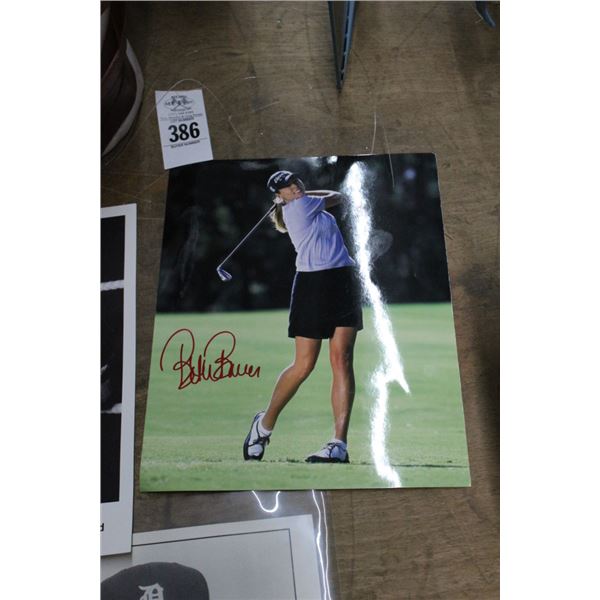 Beth Bower Autographed Golf Photo