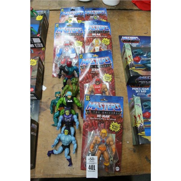 12-Master of the Universe Figurines - 12 X $