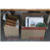 Image 1 : What Not Box w/Cast Toy Soldiers, Asst. Home Goods, Photo Frames, Albums - 2 Boxes