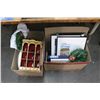 Image 2 : What Not Box w/Cast Toy Soldiers, Asst. Home Goods, Photo Frames, Albums - 2 Boxes