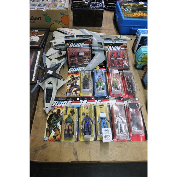 GI Joe Figurines, Airplanes - ALL