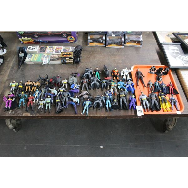 Large Collection Batman/Cat Woman Figurines - Loose