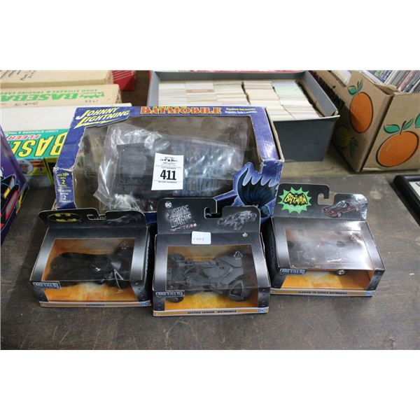 4-Batmobile Collectibles - 4 X $