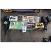 Image 1 : Batman Figurines w/Jet, Motorcycle, Collector Trading Cards