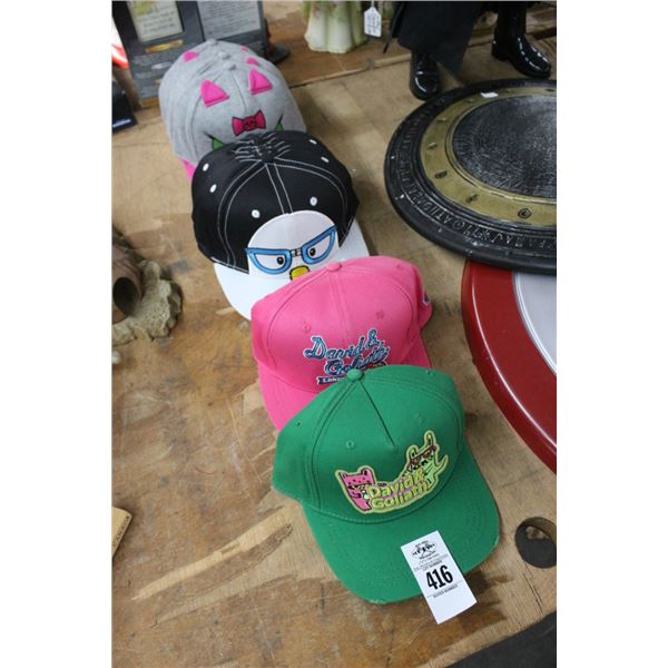 David & Goliath/Bird Baseball Caps - 12