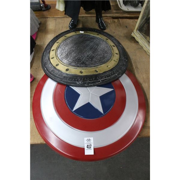 Wonder Woman/Captain America Shields - 2