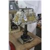 Image 1 : Leaded Glass Shade Desk Lamp