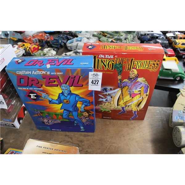 2-Doctor Evil Figurine in Box - 2 X $