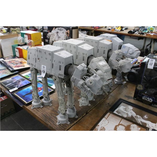 4-Star Wars ATAT Battleship Model - 4 X $