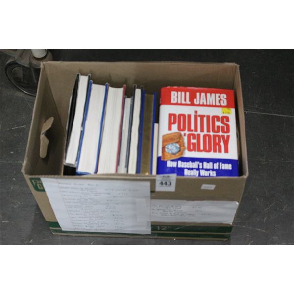 Asst. Collector Hard Back Books w/Joe Dimaggio, Dodgers, Mets, Babe Ruth, More