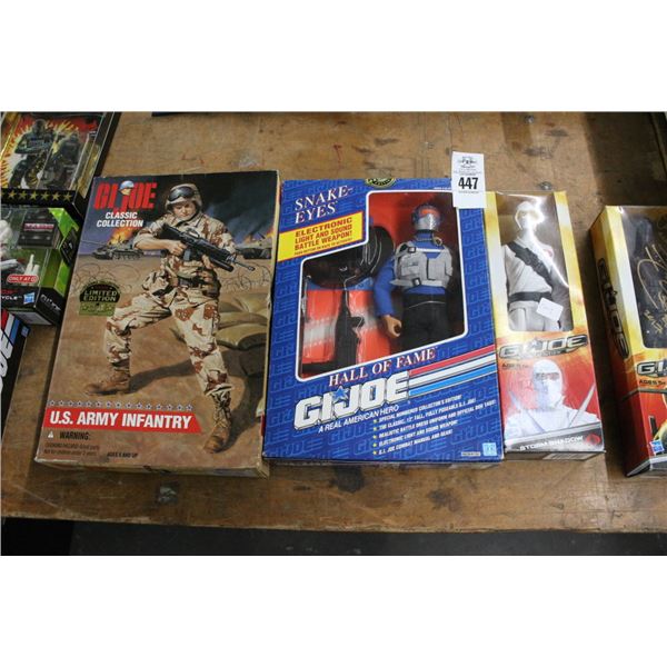 3-GI Joe Classic Edition/Snake Eyes/Retaliation - 3 X $