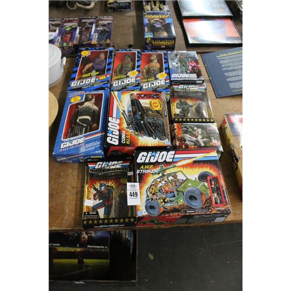 10-GI Joe Collector Figurine in Box - 10 X $