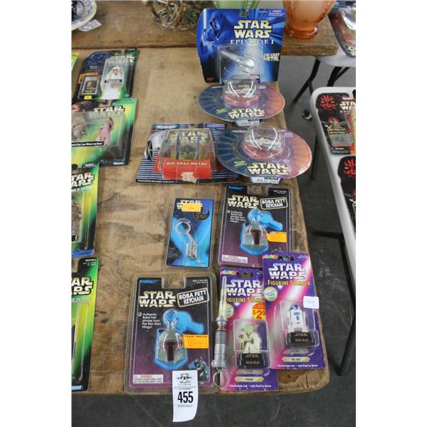 9-Star Wars Collector Figurine/Keychain - 9 X $