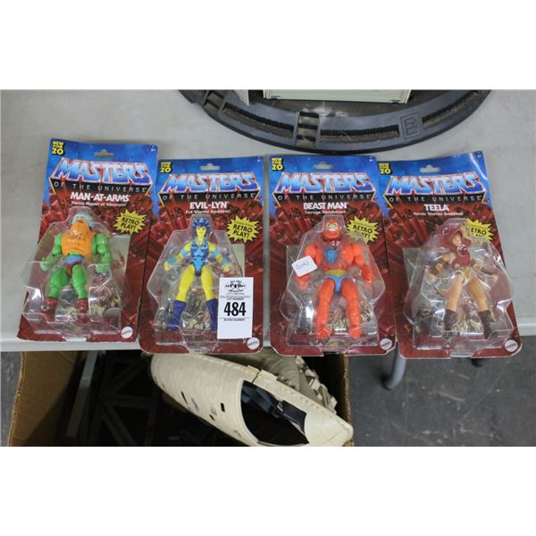 4-Master of The Universe Figurines - 4 X $