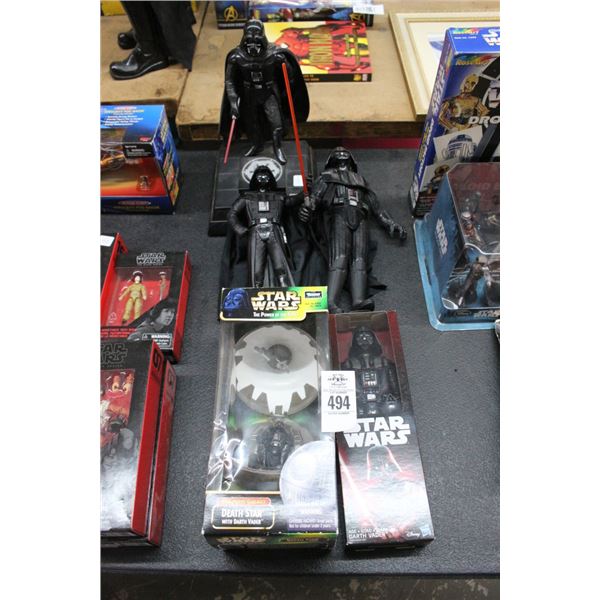5-Star Wars Darth Vader Figurines - 5 X $