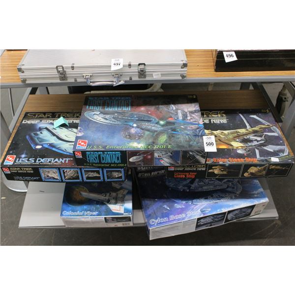 4-Star Wars Space Ship Model/Battle Star Galactica - 4 X $