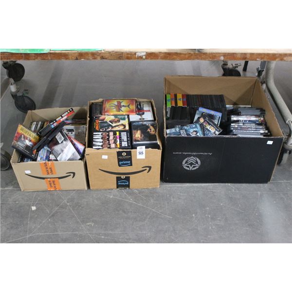 Large DVD Movie Collection - 3 Boxes