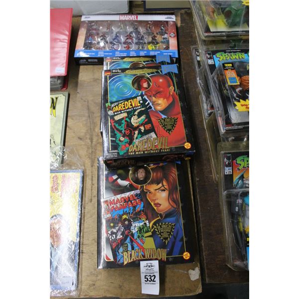 4-Marvel Dare Devil Figurine/Set - 4 X $