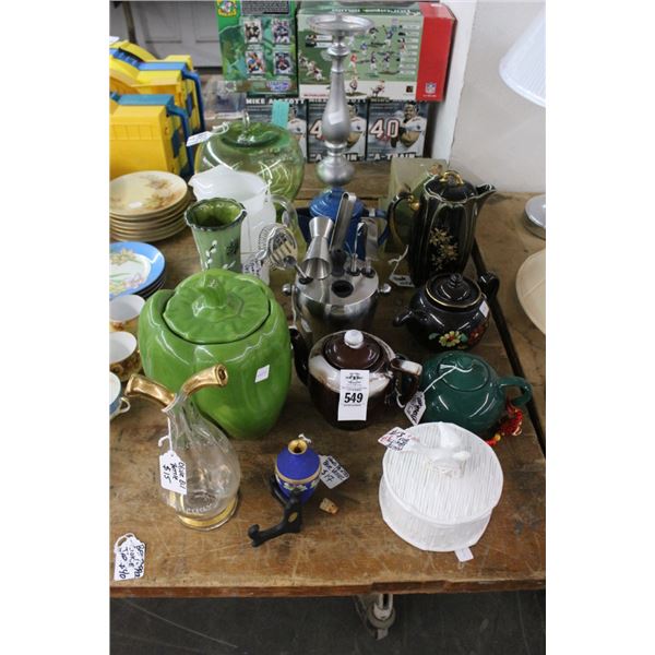 Hand Painted Ceramic Vase, Barware Set, Pepper Cookie Jar, Teapots, Olive Oil