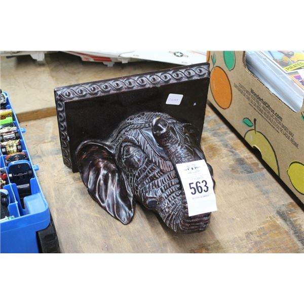 Elephant Wall Sconce Shelf