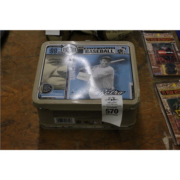 MLB Lunch Box w/Trading Cards