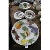 Image 1 : Fruit Motif Dishes/Bowls Set