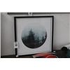 Image 1 : Shadowbox Framed Forest Scene Wall Art