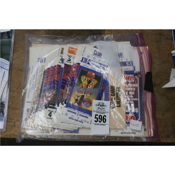 Pack of Souvenir Game Day Tickets