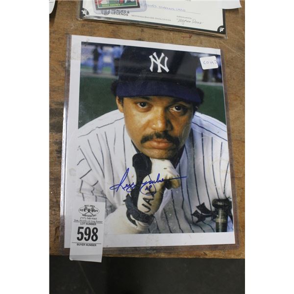 Reggie Jackman NY Yankee Autographed Photo w/COA