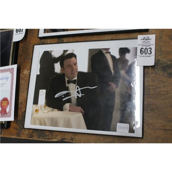 Ben Afleck Autographed Photo w/COA