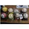 Image 1 : 8-Souvenir Baseball 3 Are Autographed - 8 X $