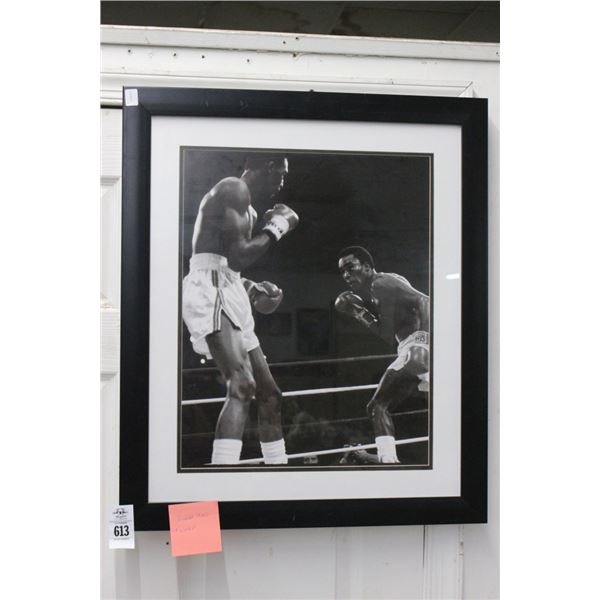Sugar Ray Leonard Large Framed Photo