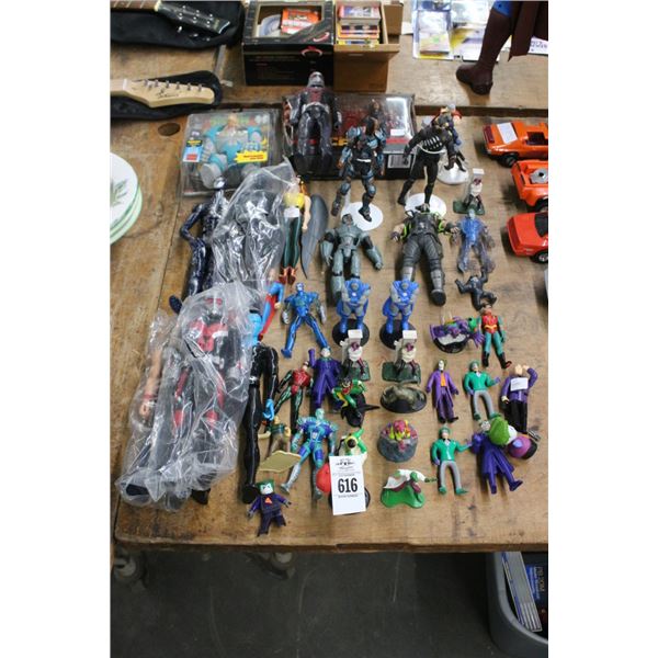 Asst. Action Hero/Villain Loose Figurines - 30+