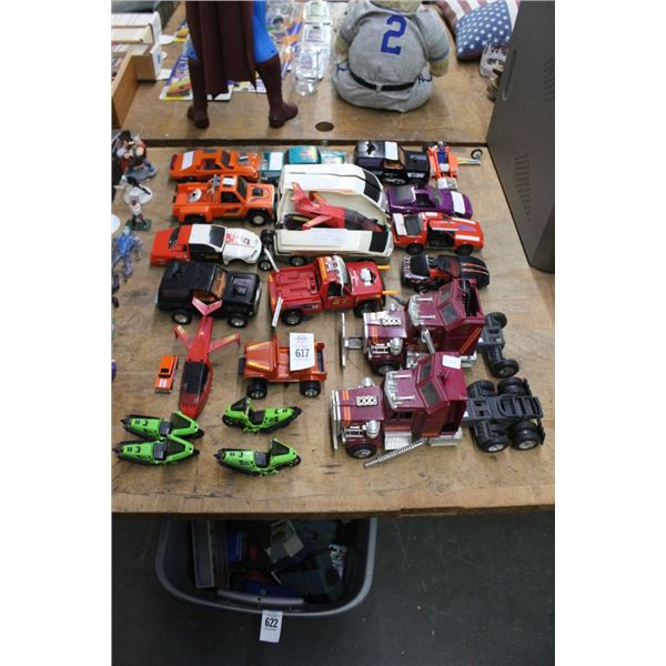 Kennor Mask Sling Shot Toy Van Airplanes, Asst. Collector Cars/Trucks Plastic