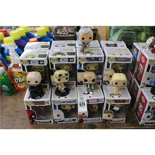 20-Collectible Action Pop Figurines - 20 X $