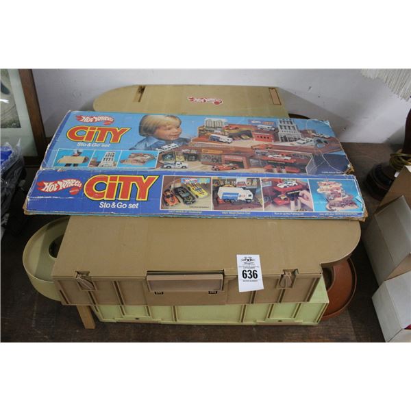 Hot Wheels City Stow N Go Set - Vintage