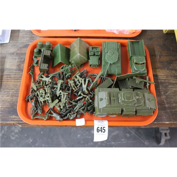 Mini Toy Soldiers, Tanks, Accessories