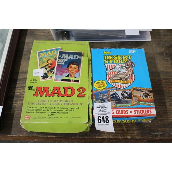 Mad 2/Desert Storm Trading Cards