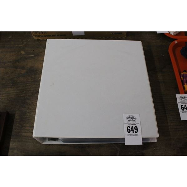 Baseball Trading Card Album