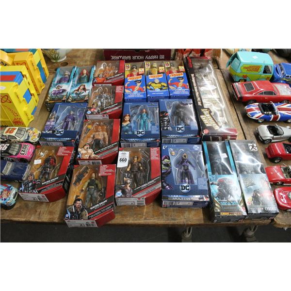 18-Asst. Collector Super Hero Figurines - 18 X $