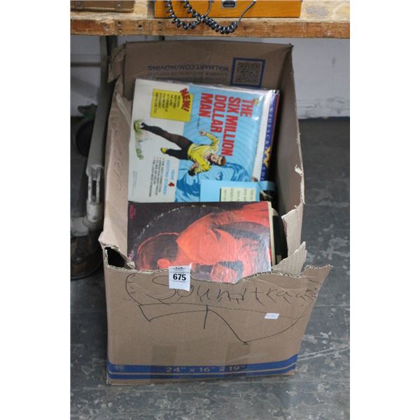 Asst. Vinyl Records, Video Disc Weird Al, Six Million Dollar Man, More